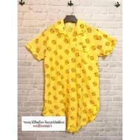 ราคา ของเข้าใหม่สดๆร้อนๆ ชุดนอน แซก กระโปรงยาว ลายเป็ดน้อย แขนสั้น น่ารัก (2248448357)