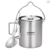 ราคา หม้อพกพาสแตนเลส 750 มิลลิลิตร พับเก็บได้มีฝาปิด สำหรับตั้งแค้มป์และปิกนิก (41959746440)