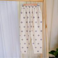 ราคา กางเกงขายาวผ้าฝ้ายพื้นเมือง+ (4678615307)