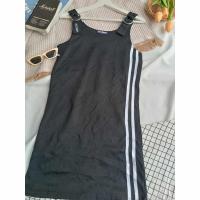 ราคา เดรสสั้นสีดำ เดรสสั้นแนวสปอร์ตมือสอง (25782285724)