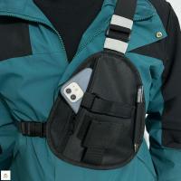 ราคา กระเป๋าคาดหน้าอกทรงสามเหลี่ยม-กระเป๋าเป้สะพายหลังแบบสะพายข้างแบบปรับได้สําหรับผู้ชาย (41725130267)