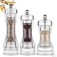 ราคา MAINAUSHUI 1 ชิ้นเครื่องบดพริกไทย,อะคริลิค 4/5/6 นิ้วเกลือพริกไทย Shakers,ปรุงรสปรับหยาบเครื่องมือห้องครัวแบบพกพา (42818664350)