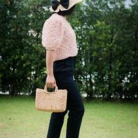 ราคา ส่งฟรี❗ กระเป๋าสาน สไตล์มินิมอล minimal กระเป๋าผักตบชวา สไตล์เกาหลี (2750853522)