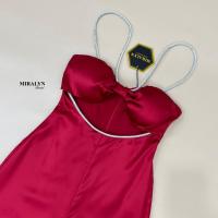 ราคา จั้มขายาวสายเดี่ยวแต่งเพชรเรียบหรูดูดีสุดๆ ช่วงอกแต่งเกาะอกโชว์เว้าด้านหน้าโชว์ความสวยแซ่บ งานตัดเย็บดีมากบุซับในงานละเอ (18196072323)