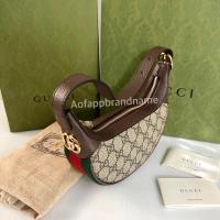 ราคา ของแท้100% New Gucci Ophidia half moon mini bag (22707217949)