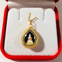 ราคา จี้หลวงพ่อโสธร เลี่ยมทองแท้90% เลี่ยมกันน้ำ (3404294123)