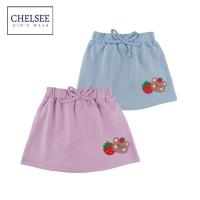 ราคา Chelsee กระโปรงสั้น เด็กผู้หญิง รุ่น 237979 ลายสตรอเบอรี่ เอวตกแต่งโบว์ ผ้า 100%Cotton อายุ 2-9 ปี กระโปรงเด็ก (24514786012)