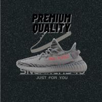 ราคา adidas Yeezy Boost 350 V2 Beluga 2.0 New Grey Orange (ของแท้ 100 % ) (19782974647)