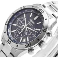 ราคา Seiko Men's Chronograph Watchรุ่นSSB049J1-Black (340076674)