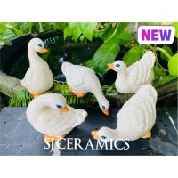 ราคา “ชุด 5 ตัว” เป็ดเซรามิค 5 แบบ 5 ท่าทาง เซรามิคเป็ด ตุ๊กตาแต่งสวน เป็ด เซรามิคสัตว์ เซรามิคแต่งสวน ตุ๊กตาเป็ด เซรามิก (6093259328)