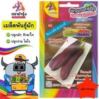ราคา ขายปลีก เมล็ดพันธุ์ ผัก *แพ็ค10ซอง*ตราม้ารุ้ง Z060 มะเขือยาวม่วง เมล็ดพันธุ์ เมล็ดผัก ผักซอง ม้ารุ้ง ผักสวนครัว (42623439662)