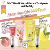 ราคา DENTAMATE Herbal Extract Toothpaste ยาสีฟัน 30g. ยาสีฟันสมุนไพรสกัด ยาสีฟันสมุนไพร (23863469608)