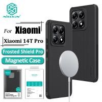 ราคา Nillkin Magnetic Shield Pro Case สําหรับ Xiaomi 14T Pro เคสโทรศัพท์ Ultra Thin Matte TPU + PC Anti ลายนิ้วมือกันกระแทกฝาหลัง (27514725330)