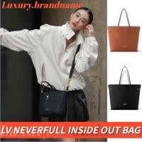 ราคา หลุยส์ วิตตอง LV Louis Vuitton NEVERFULL INSIDE OUT กระเป๋าช้อปปิ้งกระเป๋าสะพาย (29477168556)