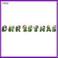 ราคา COSSY จี้ตัวอักษรคริสต์มาส,อะคริลิค 2D แบน Xmas Tree แขวนเครื่องประดับ, Santa หมวก DIY ตกแต่งต้นคริสต์มาสอุปกรณ์เสริมกระจก (41973389142)