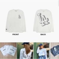 ราคา พร้อมส่ง MLB Basic Mega Logo Long Sleeve T-Shirts เสื้อแขนยาวสีดำ NY เสื้อแขนยาวสีขาว LA (19785184684)