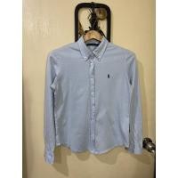ราคา เชิ้ตหญิงสีฟ้าแบรนด์เนม polo ralph lauren size m (15590302510)