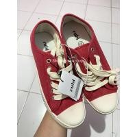 ราคา MERAH RUBI รองเท้าสีแดง ขนาด 37 HARLOW LACE UP PLIMSCHOLL RUBI (27692631213)