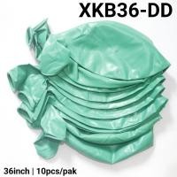 ราคา HIJAU XKB36-DD ลูกโป่งยาง 36 นิ้ว 90 ซม. 10 จัมโบ้แมตต์หนามิ้นท์สีเขียว (Round Doff Latex บอลลูน) ลูกโป่งมะละกอ (41405793100)