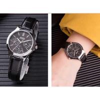 ราคา นาฬิกา Casioแท้ รุ่น LTP-V300L-1A นาฬิกาข้อมือผู้หญิง สายหนังสีดำ หน้าปัดดำ - ของแท้ 100% รับประกันสินค้า 1 ปีเต็ม (7734134035)