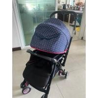 ราคา รถเข็นเด็ก Aprica รุ่น Biscuit ลายดาว มือ 2 (26065182330)