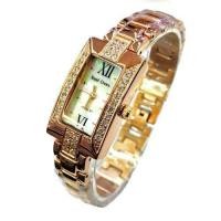 ราคา Royal Crown นาฬิกาข้อมือผู้หญิง สายสแตนเลส ชุบทอง ประดับเพชร cz อย่างดี รุ่น 3591-SSL (Pink/Gold) (1184115172)