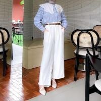 ราคา กางเกงขายาว ทรงหลวม ลาย Anna (25106389915)