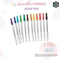 ราคา MONAMI (โมนามิ) ปากกาเมจิก ปากกาสีน้ำ รุ่น Sign Pen ซูเปอร์ไซน์เพน ขนาด 0.5 มม. มี 12 สี ( 1 ด้าม ) (19281940127)