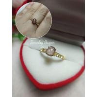 ราคา แหวนเงินแท้ 92.5% พลอย สแคปโพไลท์ พลอยไวท์โทปาส ชุบทองคำ24k ไซส์แหวนแจ้งได้ทุกขนาดค่ะ (24463600762)
