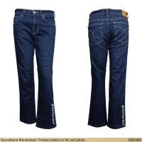 ราคา USED Calvin Klein - Dark Blue Flare Jeans | กางเกงยีนส์ขายาวสีน้ำเงิน เอวต่ำ กางเกงขาม้า สีพื้น แท้ มือสอง (29578977004)