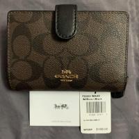 ราคา กระเป๋าสตังค์COACH ใบกลางของแท้% (7818591232)