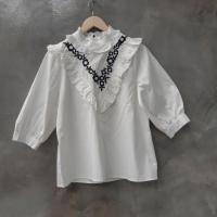 ราคา เสื้อแขนพองคอระบาย sz.m (7855877793)
