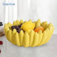 ราคา [แชมจินอา] ชามผลไม้เซรามิกชามรูปผลไม้สร้างสรรค์อาหารว่างที่ทันสมัยชามสลัดน่ารักสําหรับ (40801432099)