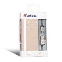 ราคา สาย Verbatim Metallic USB to Micro USB (120ซม.) - สีทอง (V-64707) (8429188415)