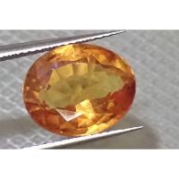 ราคา 4.25 Ct พลอยบุษราคัมธรรมชาติซีลอนหลวมได้รับการรับรอง 01 (18189074306)