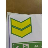 ราคา HIJAU สติ๊กเกอร์ป้ายลูกศรสีเขียว ขนาด 6.5x7CM (26842705011)