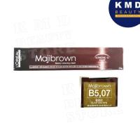 ราคา L'Oréal Professionnel - Majibrown / Olive Brown # B5.07 - 50 ml ครีมเปลี่ยนสีผมลอรีอัล เบอร์ B5.07 สีน้ำตาลอ่อน ปิดผมขาว (18215179820)