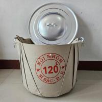 ราคา หม้อเวียดนาม หม้ออลูมิเนียม หม้อแกง หม้อหุงต้ม หม้อต้ม (ทรงสูง) (นำเข้าจากเวียดนาม) ขนาดปริมาตร 120 ลิตร (22130217004)