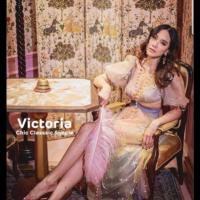 ราคา เดรสงานป้าย Victoria ป้ายบน พร้อมส่ง (4511921126)