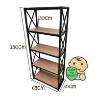 ราคา ชั้นวางของ 5ชั้น ขาเหล็ก (1250668470)