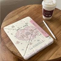 ราคา เคสไอแพดเจน10 เคสไอแพด daddy ญี่ปุ่นและเกาหลีหมีกระต่ายเหมาะสำหรับ Apple iPad เคสแท็บเล็ต2022 11นิ้วแยกแม่เหล็ก10.9นิ้ว (41772163045)