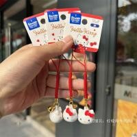 ราคา คิตตี้ kitty kitty ของใช้ มีจำหน่ายในสต็อกของญี่ปุ่น Sanrio Sanrio kitty กระดิ่งขนาดเล็กที่ห้อยกระเป๋าที่ห้อยกุญแจที่ห้อยโทรศัพท์มือถือจี้ (44317525886)
