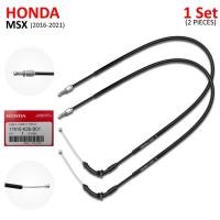 ราคา สายคันเร่ง ของแท้ 2 ชิ้น สีดำ สำหรับ Honda MSX SF GROM 125 ปี 2016-2021 (29728108578)