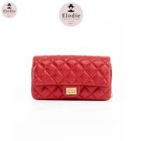 ราคา [ของแท้] CHANEL 2.55 REISSUE FLAP BELT BAG RED CALF GHW มีใบรับประกัน ตรวจสอบได้ทุกใบ (26742769364)