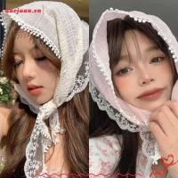 ราคา DUOJUAN ที่คาดผมสามเหลี่ยม,แฮนด์เมดโครเชต์ฝรั่งเศสสไตล์ Pastoral Headscarf หมวก, ดอกไม้เล็กๆหวานถักแถบคาดศีรษะผ้าเช็ดตัวหญิง (28743056410)