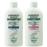 ราคา ฉลากไทยKaminomoto Shampoo and Conditioner 300ml ลดการหลุดร่วงของเส้นผม (42368166601)