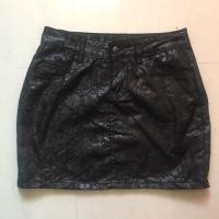 ราคา มือสอง กระโปรงทรงเอ (สีดำ) (89315886)