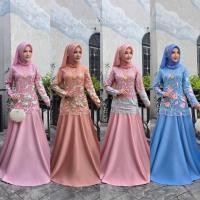 ราคา เดรสมุสลิม รุ่นใหม่ เดรสรสอิสลาม ชุดเดรสแฟชั่นมุสลิม ทรงยาว กระโปรงหางปลา (6458664737)