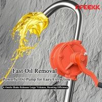 ราคา ตัวปั่นน้ำมัน แข็งแรง ทนทาน ใช้งานด สูบน้ำมันมือหมุน ปั้มน้ำมัน hand rotary pump มือหมุนสูบน้ำมันจากถัง 200ลิตร มือหม (44205843129)
