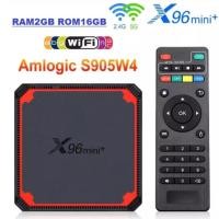 ราคา 2021 X96 Mini Plus(2+16GB)TV Box Android 9.0 Amlogic S905W4 Quad Core A53 Dual Wifi H.265 4K 30fps (มีใบอนุญาติ) (14621027054)